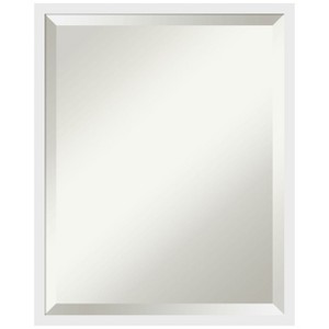 Amanti Art Incline Beveled Wood Framed Bathroom Vanity Wall Mirror - 1 of 4