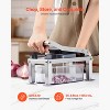 VEVOR Vegetable Chopper Mandoline Slicer, All-in-1 Food Veggie Cutter with 8 Stainless Steel Blades, Cheese Grater Onion Potato Salad Dicer, Silver - 3 of 4