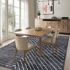 Modern Area Rugs Geometric Accent Carpet with Non-Slip Backing - 3 of 4