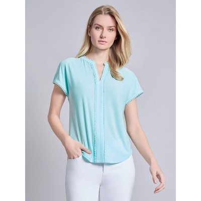 Jones New York Split Neck Top