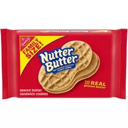 Nutter Butter Peanut Butter Sandwich Cookies - Family Size - 16oz