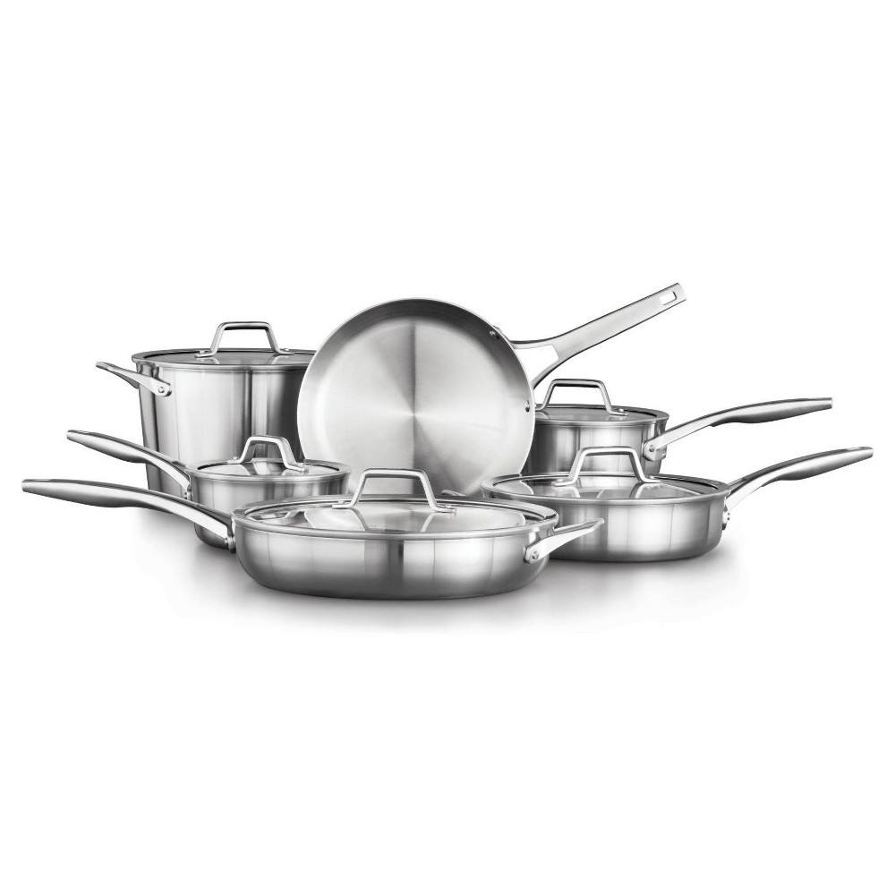 Photos - Pan Calphalon Premier Stainless Steel 11pc Set 