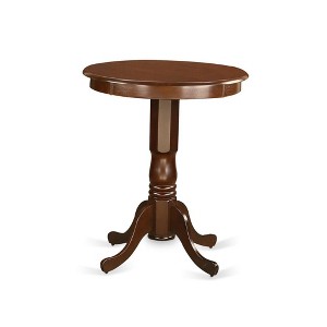 East West Furniture, Eden  round  counter  height  table  finished  in  mahogany - 1 of 3
