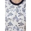 Women's Rose Jaquard Contrast Ruffle Top - voy - 4 of 4