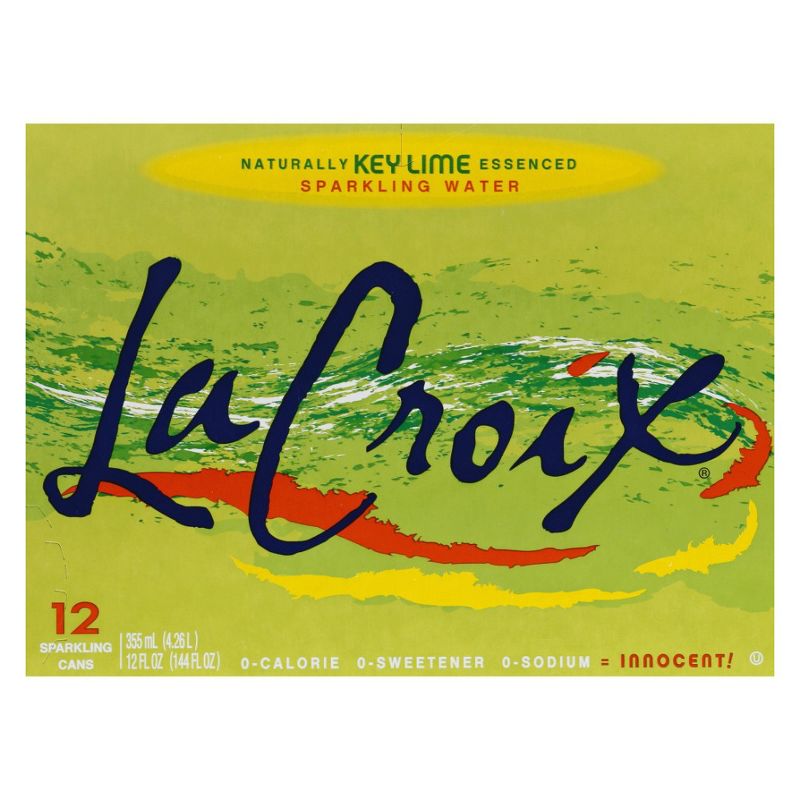 La Croix Key Lime Sparkling Water - Case of 2/12 pack, 12 oz, 3 of 8