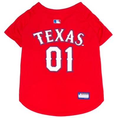 Texas Rangers Dog Tee Shirt - Small