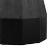 Round Revival Concrete/Oak Dining Table Gray - Armen Living: Tapered Black Brushed Oak Base, Seats 4 - 4 of 4