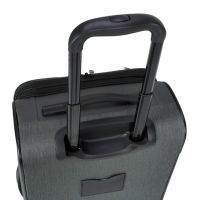 Skyline Softside Medium Checked Spinner Suitcase - Gray Heather_7