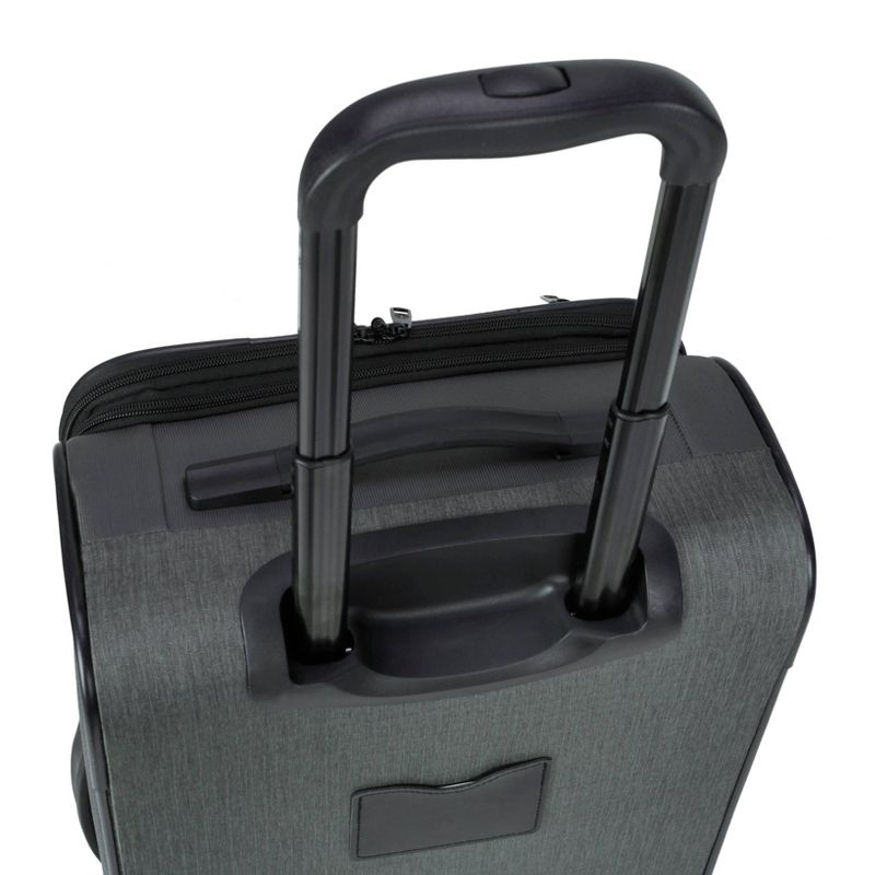 Skyline Softside Medium Checked Spinner Suitcase - Gray Heather, 6 of 10