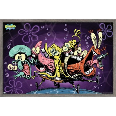 Trends International Nickelodeon Spongebob 25th - Scream Framed Wall Poster Prints