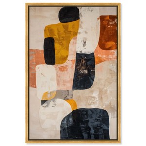 Art Remedy Asphodel Boho Neutral Abstract Wall Art Framed - 1 of 4