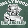 Women's - Marilyn Monroe - Hollywood Los Angeles California Lightweight French Terry Wide Neck Long Sleeve Shirt - 2 of 4