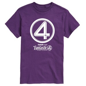 Men's - Marvel - Fantastic Four Circle Logo Short Sleeve Graphic T-Shirt - 1 of 3