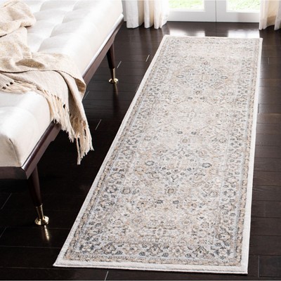 Isabella Cream and Beige Polypropylene Runner Rug