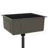 vidaXL Handmade Kitchen Sink Black Stainless Steel - 3 of 4