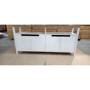 Farmhouse TV Stand for 75/80 Inch TVs, Long Entertainment Center w/ 6 Storage Drawer &Soundbar Shelf, Television Consoles Stands for living room - 1 of 1
