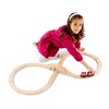 Melissa & Doug Classic Wooden Figure Eight Train Set (22pc) - image 3 of 4
