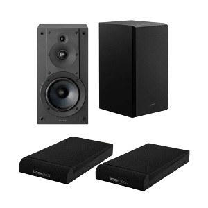 Sony SS-CS5M2 3-Way 3-Driver Hi-Res Audio Bookshelf Speakers (Pair) Bundle - 1 of 4