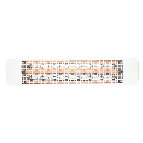 Eurofase Heating - 2000 Watt Single Element 39 Inch Electric Patio Heater-208 Voltage-White Finish-Brix Decorative Fascia - image 1 of 1