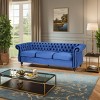 3-Seater Sofa With Rolled Arms And Curved Backrest,Comfortable Couch Sofa,Upholstered Sofa For Living Room,Bedroom-Cuddlewood - 3 of 4