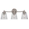 Craftmade Lighting Tyler 3 - Light Vanity in  Brushed Polished Nickel - 3 of 4