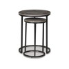 Signature Design by Ashley Casual Briarsboro Accent Table (Set of 2)  Black/Gray - 3 of 4