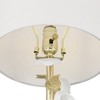 360 Lighting Annie 21" High Gold and White Flower Table Lamp - 4 of 4