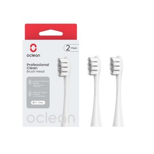 Oclean Professional Clean brush heads refill, compatible for all Oclean electric toothbrushes. Gum-friendly Dupont bristles, FDA approved materials, - 1 of 1