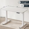 Electric Standing Desk Adjustable Height Desk Home Office Computer Workstation Sit Stand up Desk - 2 of 4