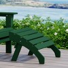 WestinTrends Dylan Outdoor Patio HDPE Adirondack Ottoman Footrest - 2 of 4
