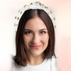 Unique Bargains Women's Non-slip Rhinestone Retro Knotted Wide Headband 5.24"x1.22" 1 Pc - 2 of 4