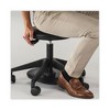 Safco Lab Stool, Backless, Supports Up to 250 lb, 19.25" to 24.25" Seat Height, Black - 3 of 4