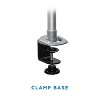 Mount-It! Dual Wide Adjustable Monitor Desk Mount - Black - 2 of 4