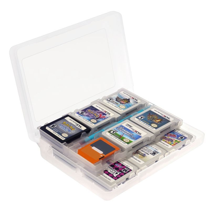 Insten 24-in-1 Game Card Case For Nintendo NEW 3DS / 3DS / DSi / DSi XL DSi LL / 3DS XL LL / DS / DS Lite NDS Game Storage Holder White, 3 of 7