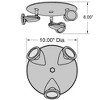 Access Lighting Mirage 3 - Light Flush Mount in  Bronze - 2 of 2