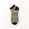 Warm Woolen Block Knitting Ankle Socks - Men's Sizes, Adult Large from the Sock Panda - 3 of 3