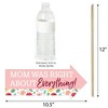 Big Dot of Happiness Funny Colorful Floral Happy Mother's Day - We Love Mom Party Photo Booth Props Kit - 10 Piece - 3 of 4
