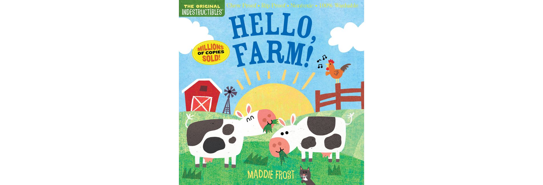 Indestructibles: Hello, Farm! (Novelty Book) - by Maddie Frost