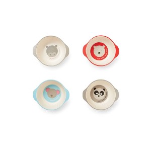 Red Rover 8oz 4pk Bamboo Fiber Animal Bowl Set - 1 of 4