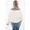 Women's Varsity Stripe Sweater - Things Between - 2 of 4