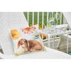 C&F Home 18" x 18" Floppy Ear Bunny Spring Easter Spring Themed Indoor/Outdoor Accent Throw Pillow - 4 of 4