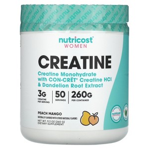 Nutricost Women, Creatine, Peach Mango, 9.2 oz (260 g) - 1 of 2