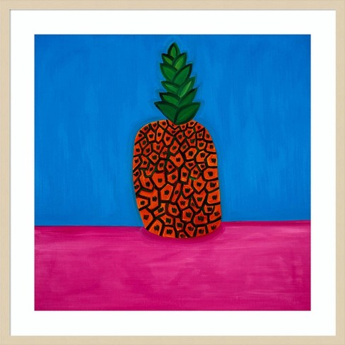 Pineapple Blue Print | Della Art