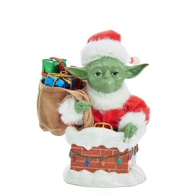 Kurt Adler 5.5-Inch Star Wars Yoda In Chimney Table Piece