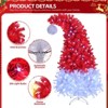 Karl Home 6ft Santa Hat Style Pre-lit Christmas Tree with 300 Lights, - 4 of 4