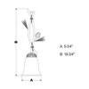 Vaxcel Sierra 1 - Light Pendant in  Black Walnut - 2 of 4