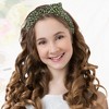 Unique Bargains Women's Fashion Leopard Spot Wide Bow Headbands - 3 of 4