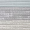 Sapphtopaz Faux Silk Dupioni Shower Curtain with Pintuck Detailing, 72x72" Colorblock Design Shower Curtain for Bathroom with Light Sheen - 3 of 4