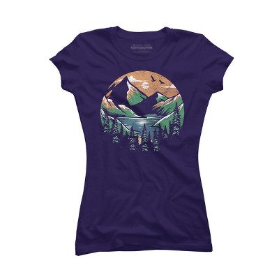 Junior's Design By Humans Happiness Place By orangedan T-Shirt
