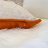 TopComfy Support Pillow Embroidered Pumpkin Lumbar Throw Pillow for Fall and Thanksgiving Decor, White, 17"*17"*10" - 2 of 4